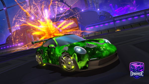 A Rocket League car design from Fgsamuraixl682