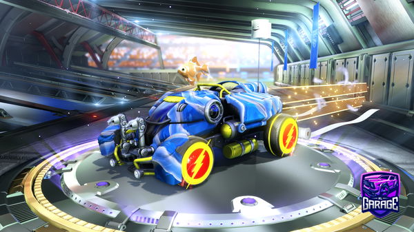 A Rocket League car design from fwade