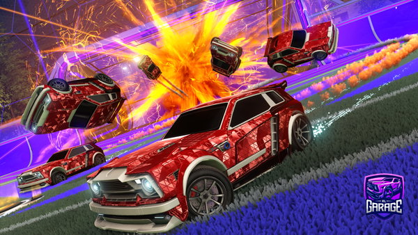 A Rocket League car design from AtrainNavy04