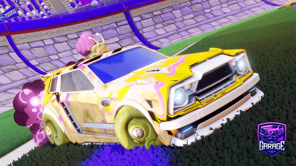 A Rocket League car design from MrGilly21