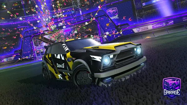 A Rocket League car design from ironmvn