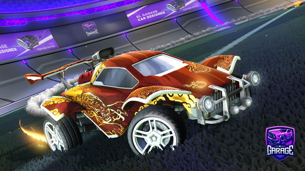 A Rocket League car design from biztourze