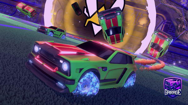 A Rocket League car design from Al3x_goat