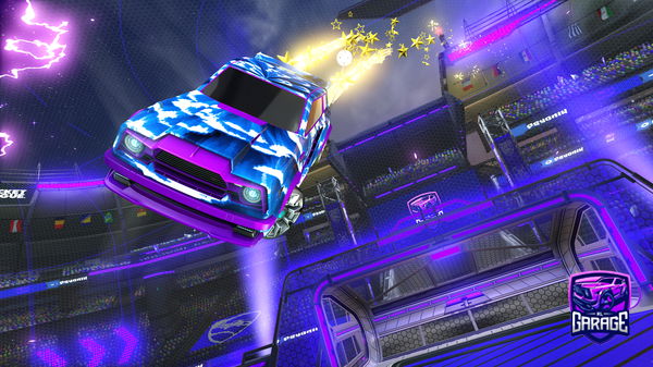 A Rocket League car design from -Trade-me-