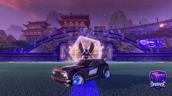 A Rocket League car design from GOGOEH