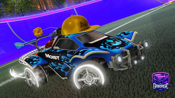 A Rocket League car design from FullGram