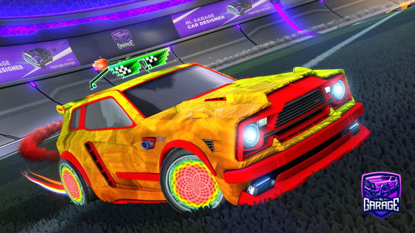 A Rocket League car design from Saucy_Sausage