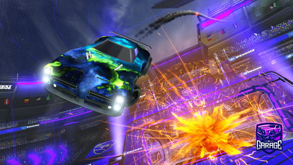 A Rocket League car design from King_Fred