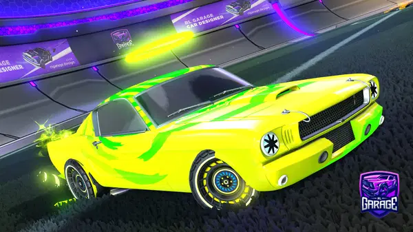 A Rocket League car design from NebbzulaYT