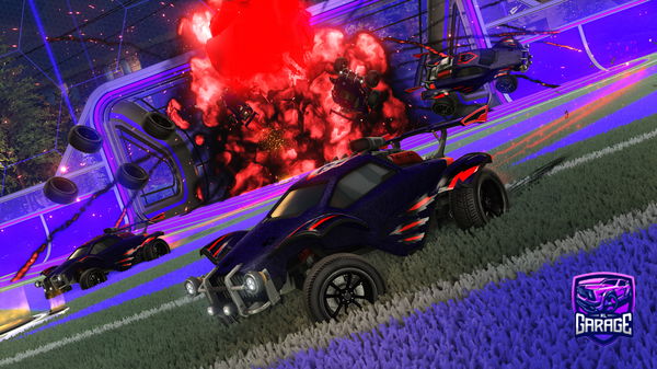 A Rocket League car design from STTS