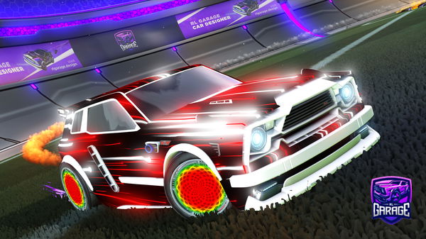 A Rocket League car design from OKJ50