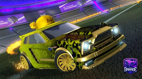 A Rocket League car design from Anasspeed