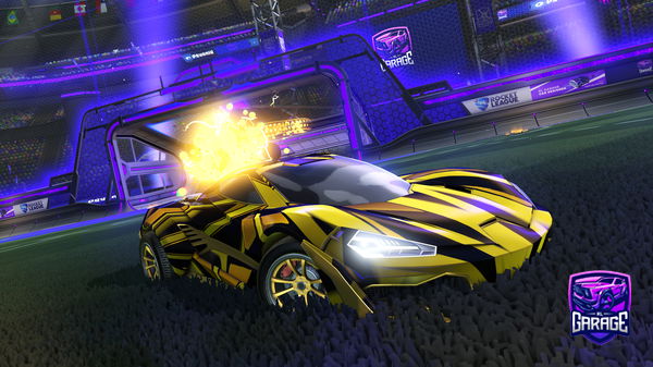 A Rocket League car design from Unkownplayz27