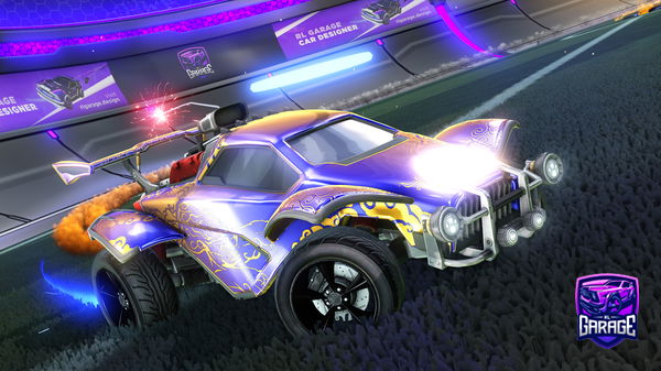 A Rocket League car design from AQ_Flat