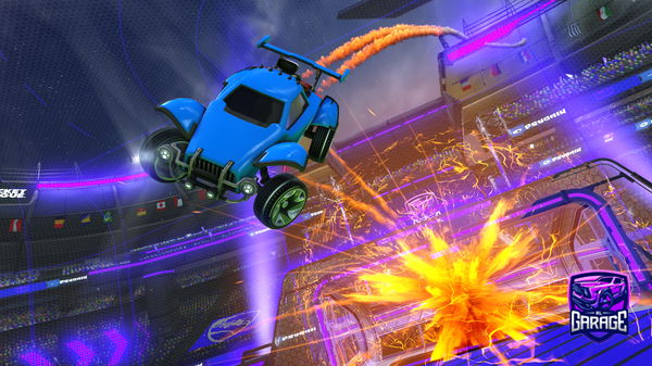 A Rocket League car design from AceChezzYMT