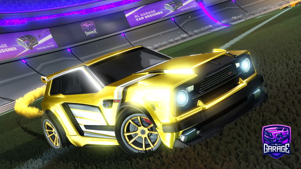 A Rocket League car design from OnlyKenggan