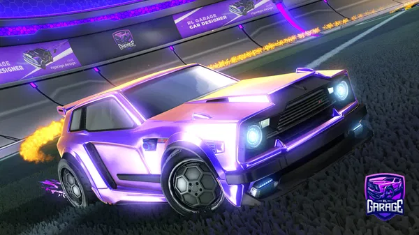 A Rocket League car design from Oxiz669