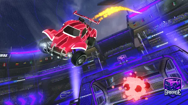 A Rocket League car design from bumpstart