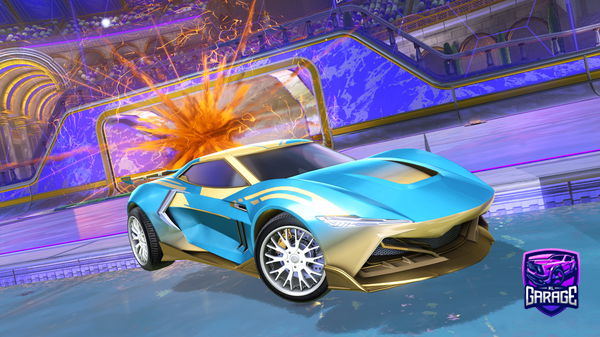 A Rocket League car design from HagardNebula