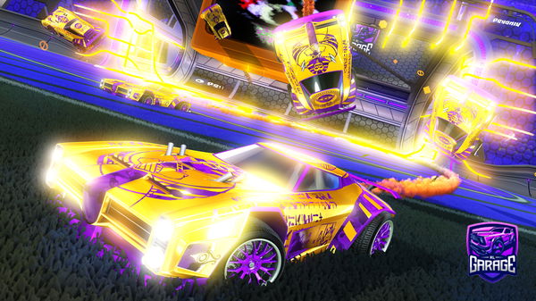 A Rocket League car design from Fjoompaz