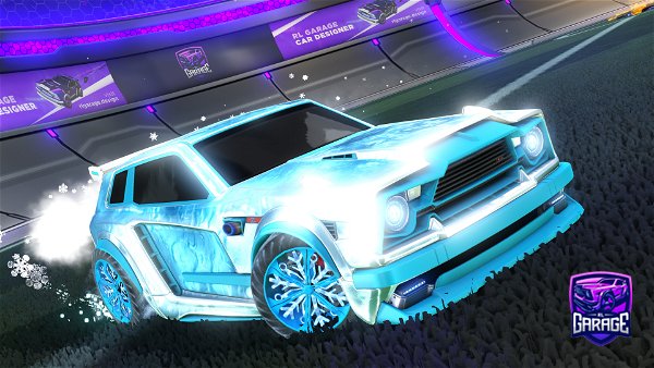 A Rocket League car design from 16xvadaily