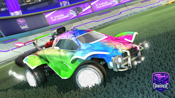 A Rocket League car design from GHo_X_ST