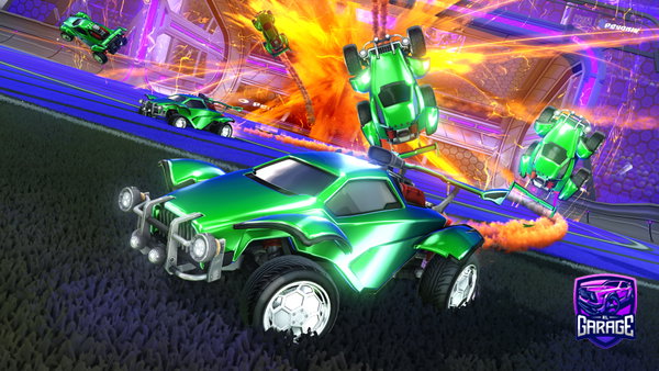 A Rocket League car design from JustCSR7
