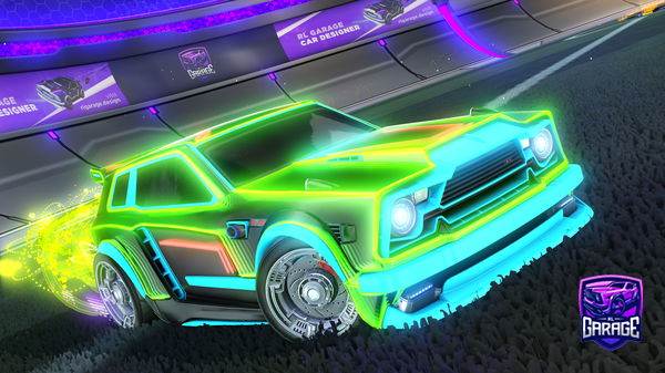 A Rocket League car design from iiLuxify