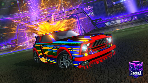 A Rocket League car design from Kalgae