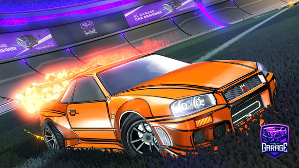 A Rocket League car design from T_Sparkle_