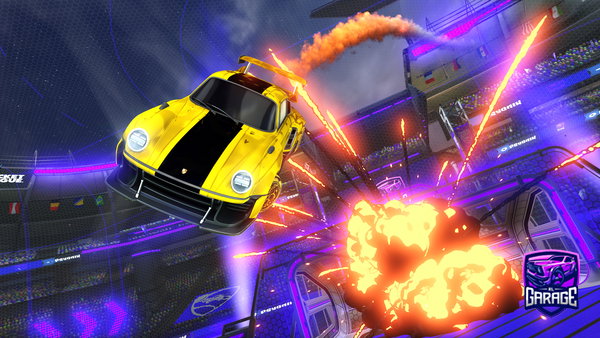 A Rocket League car design from Taggbulle