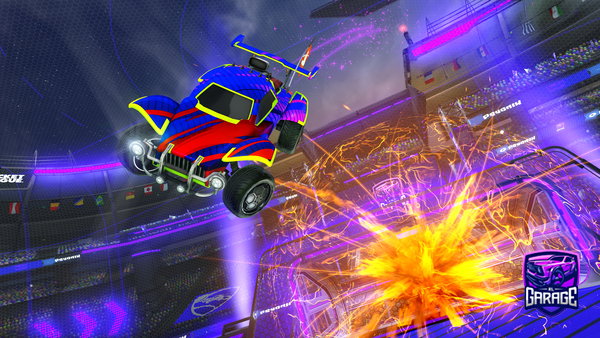 A Rocket League car design from camkilla