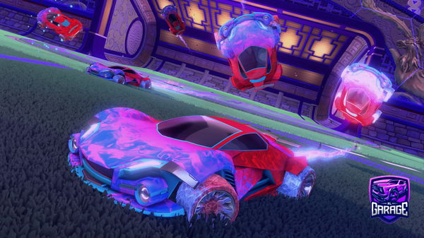 A Rocket League car design from Soccerstr710