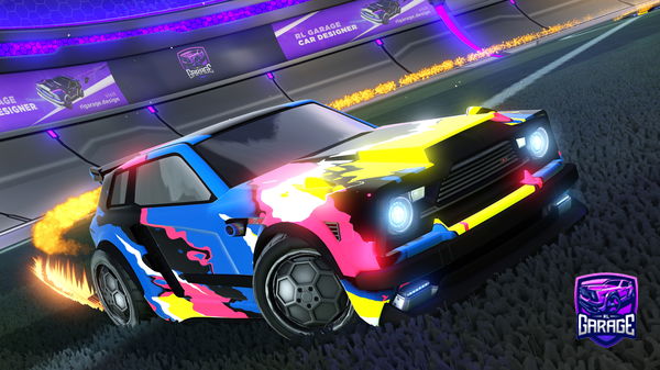 A Rocket League car design from squished_af