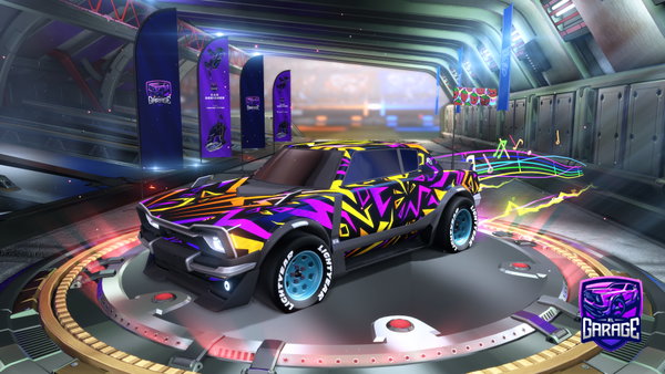 A Rocket League car design from hellflash