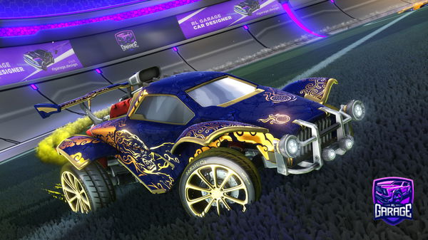 A Rocket League car design from DemitriTheThird