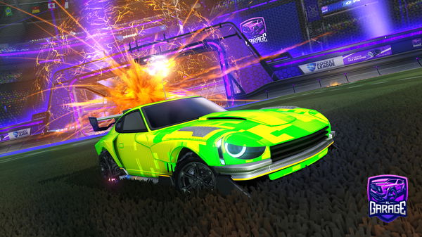 A Rocket League car design from Poweredplayer