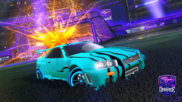 A Rocket League car design from Bcracked1