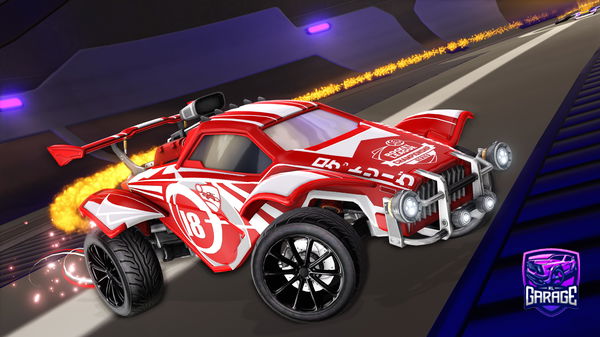 A Rocket League car design from Zirered