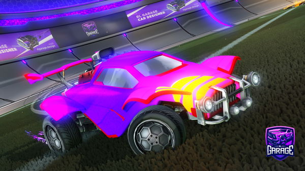 A Rocket League car design from Ibinkz