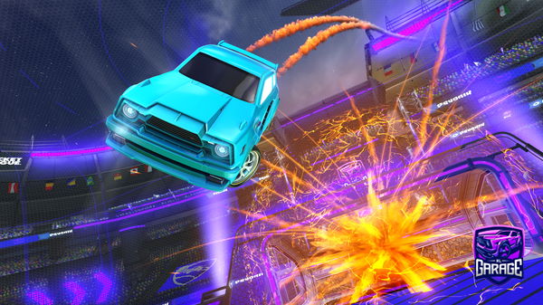 A Rocket League car design from Vxtal1tyRL