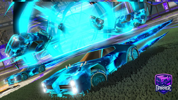 A Rocket League car design from FL4YC0N