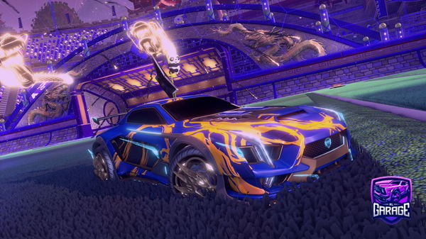 A Rocket League car design from Dekzu