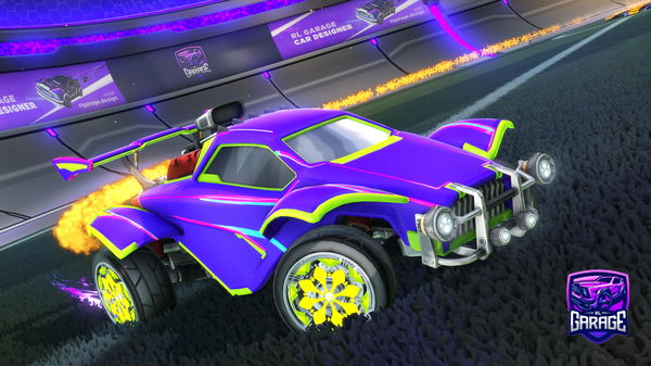 A Rocket League car design from Kulkija