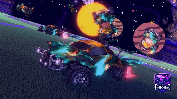 A Rocket League car design from Spinonimus