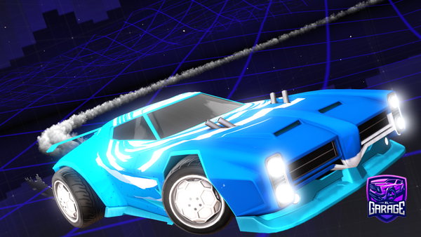 A Rocket League car design from grounded_scorer