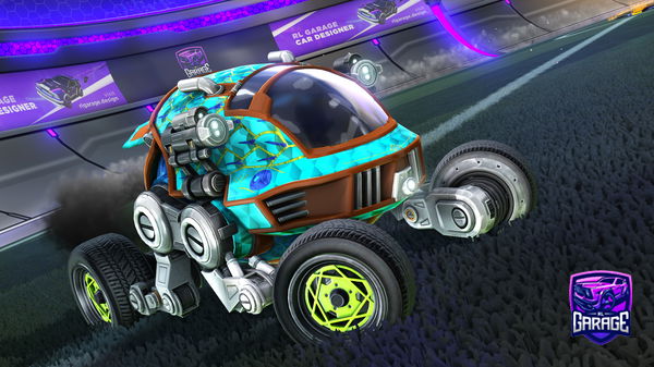 A Rocket League car design from Eli_Guy1235