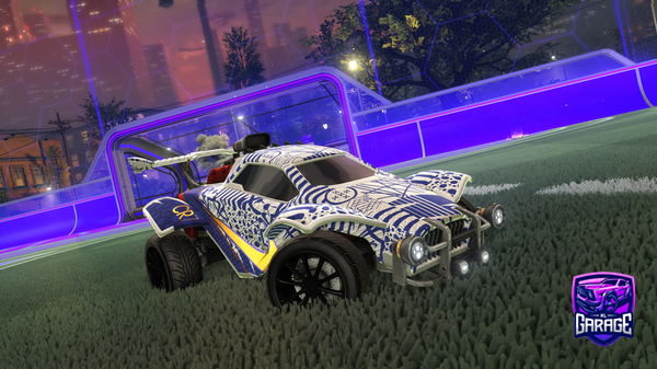 A Rocket League car design from tr1gxr