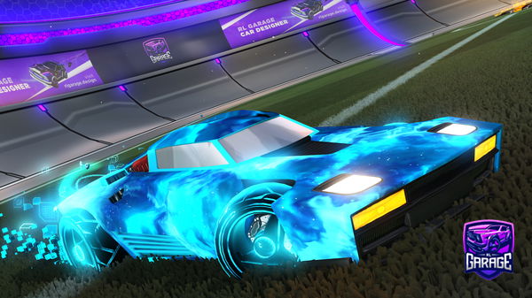 A Rocket League car design from Mick537