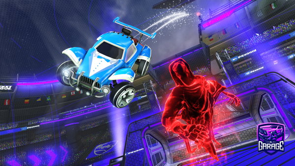 A Rocket League car design from DR3VM1